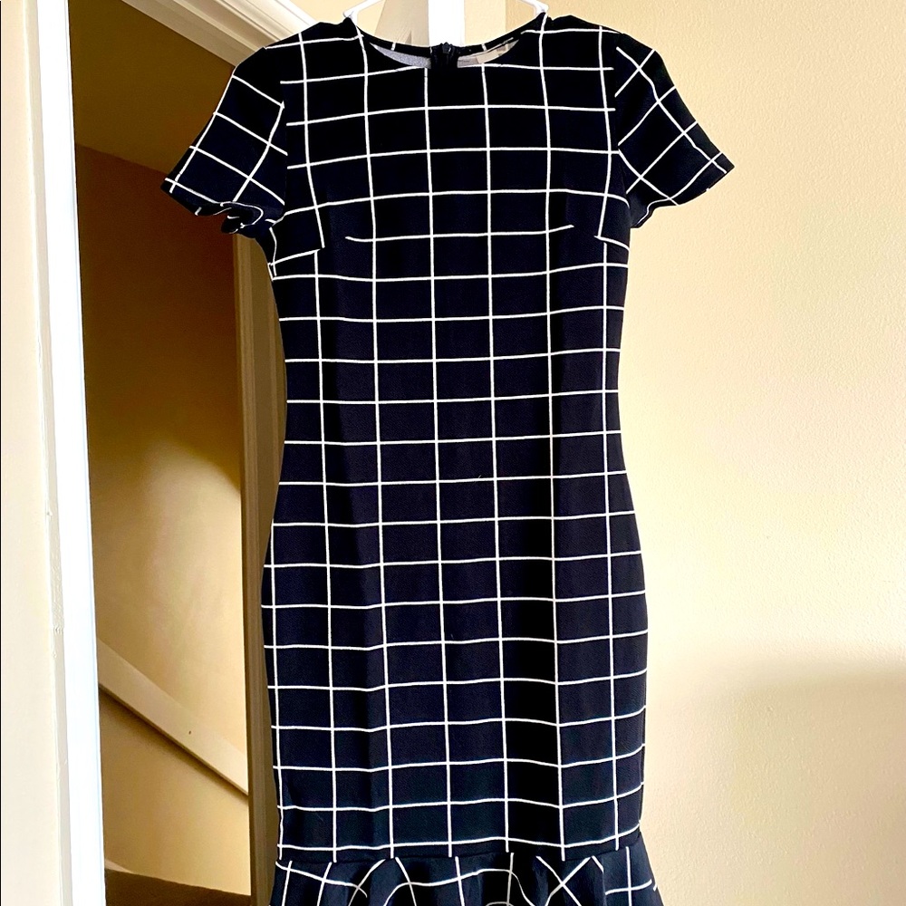 Black Striped Dress